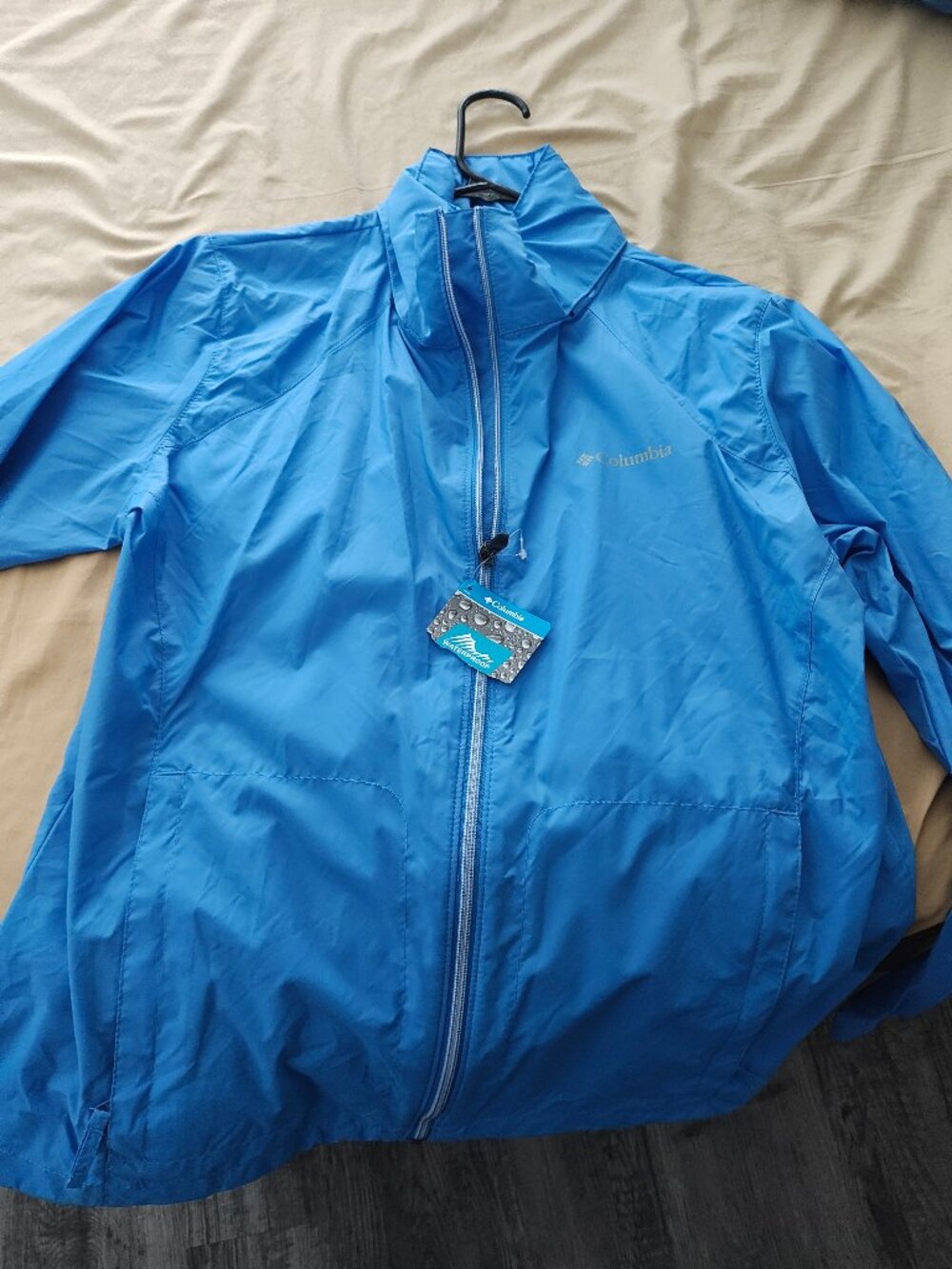Columbia Women's Lightweight Blue Windbreaker Jacket - Picture 4 of 11
